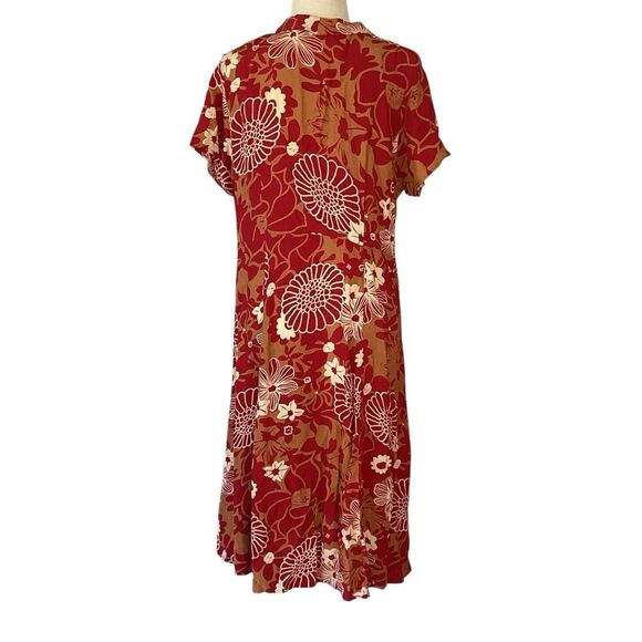 Loco Lindo VTG 1940’s Style Retro Dress Short Sleeve Women’s XL - Picture 3 of 9